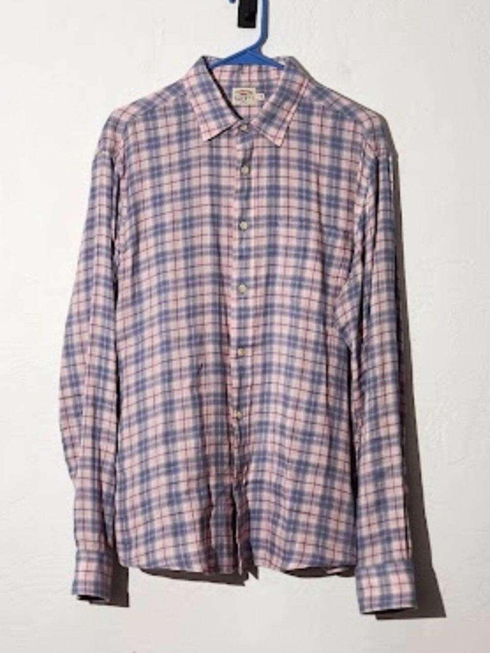 Faherty Men's Long Sleeve Button-down Breeze Shirt Size Medium